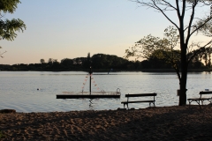 2017 sunset at the lake